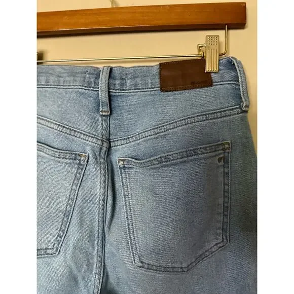 Madewell The Perfect Vintage Tapered Leg Jeans Light Wash Blue Women's Size 25 - Picture 6 of 9